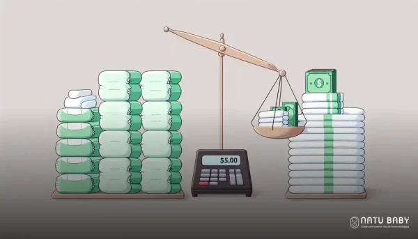 benefícios econômicos entre Fralda Ecológica e Fralda Descartável