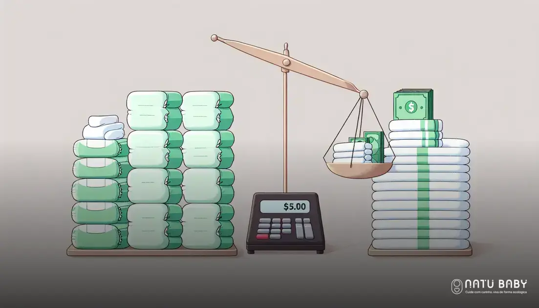 benefícios econômicos entre Fralda Ecológica e Fralda Descartável