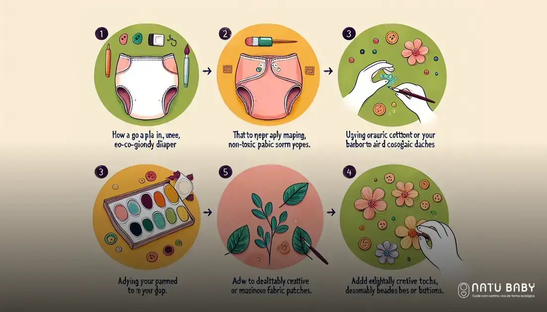 como customizar Fralda Ecológica
