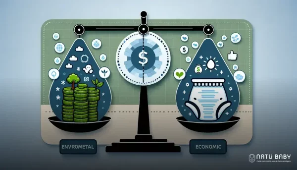 Comparar Fralda Ecológica e Fralda Descartável com Benefícios ambientais e econômicos