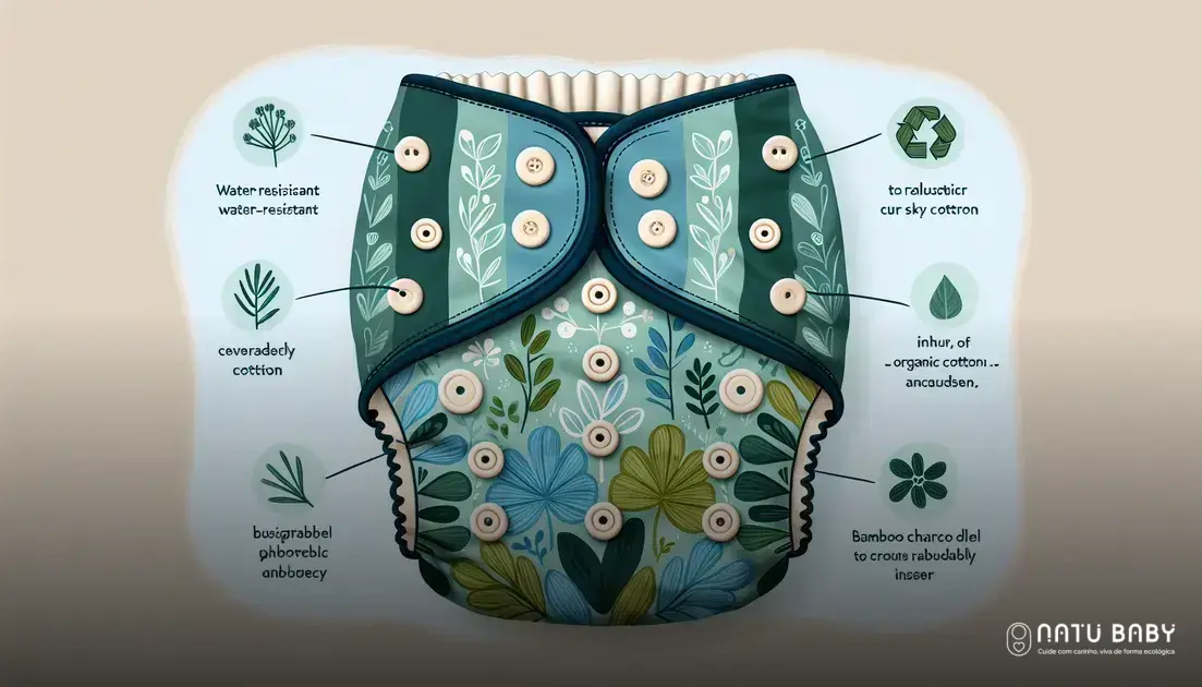 Fralda cológica de pano