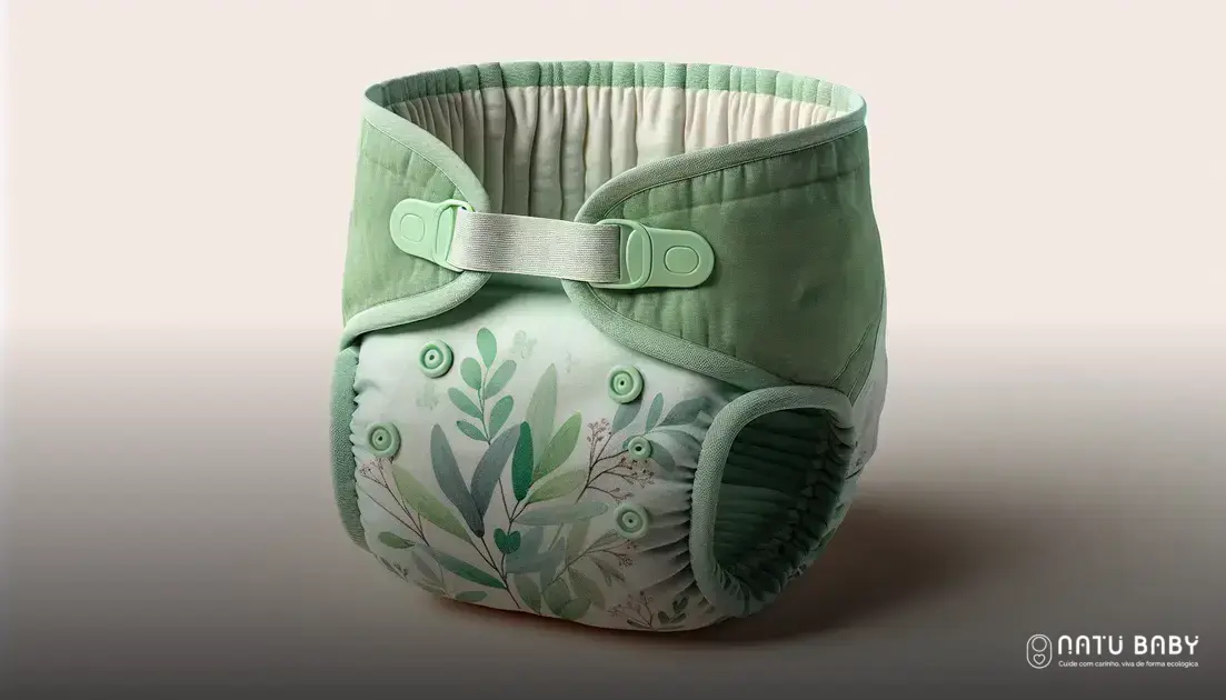 Fralda ecológica ajustada