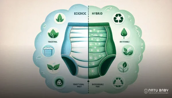 Fralda ecológica híbrida