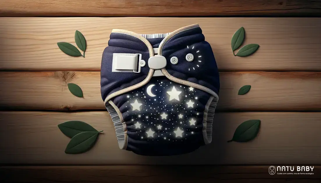 Fralda ecológica noturna