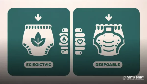 opções entre Fralda Ecológica e Fralda Descartável