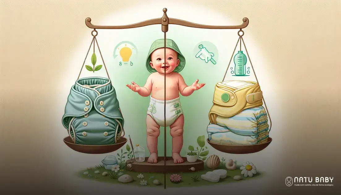 Soluções entre Fralda Ecológica e Fralda Descartável