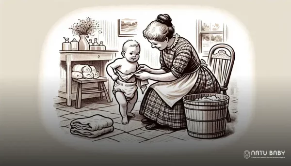 Como funcionavam as fraldas há 100 anos?