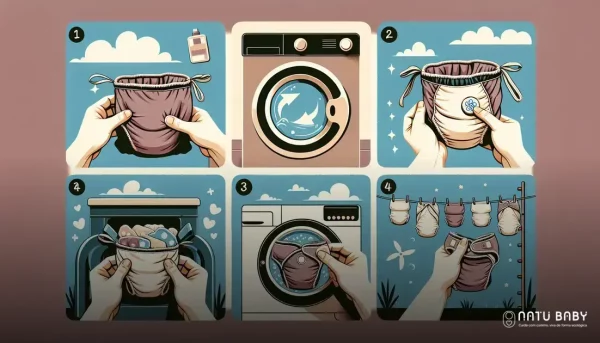 como lavar as fraldas ecológicas