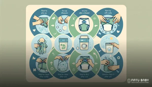Como usar fralda reutilizável e ecológica