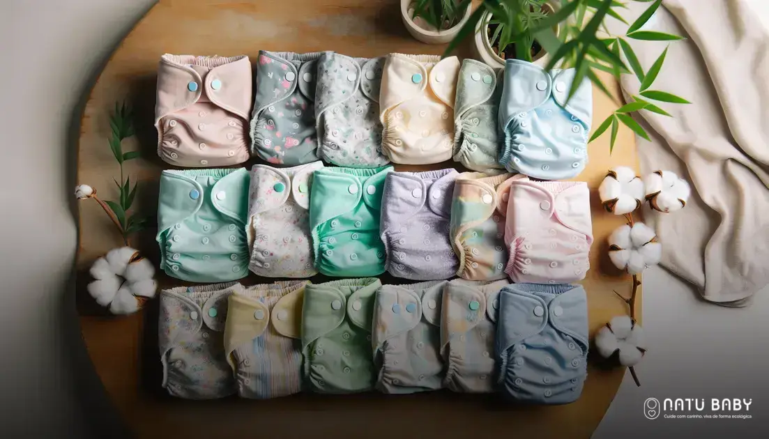 enxoval básico de fraldas de pano ecológicas