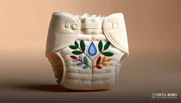 fralda ecológica com absorvente