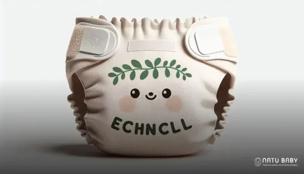 fralda ecológica com velcro