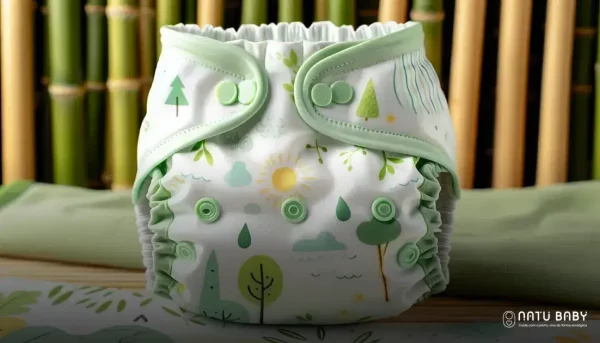 fralda ecológica para bebê lavável reutilizável