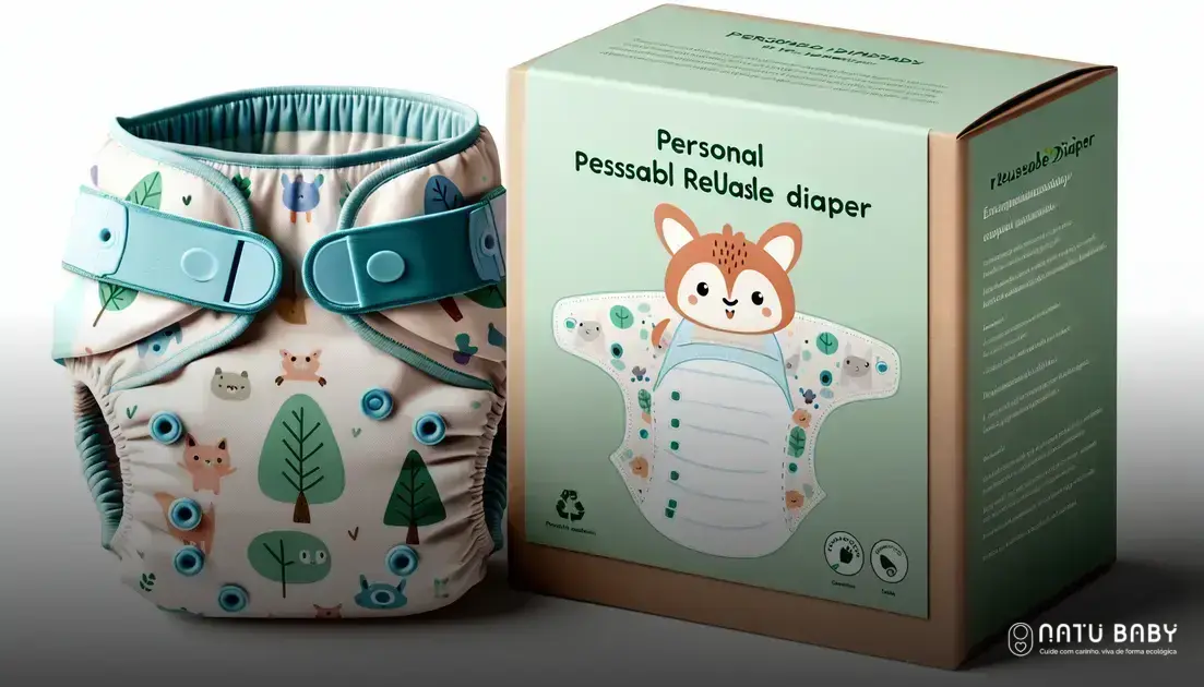 fralda ecológica personalizada