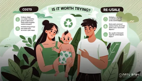 Fraldas Ecológicas em bebês: vale a pena testar?
