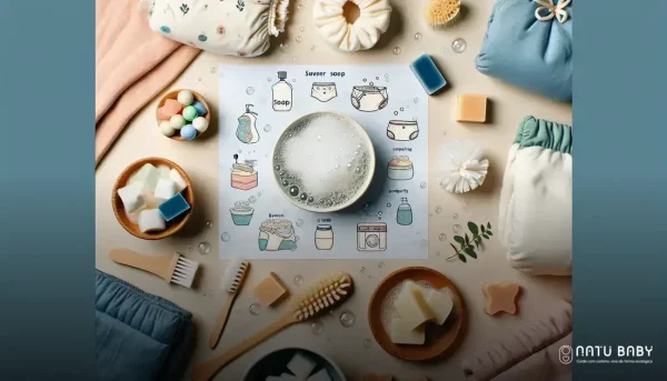 qual sabão usar para lavar fralda ecológica